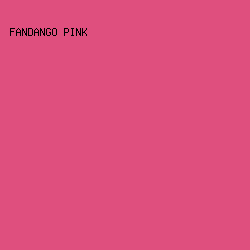 DF4F7E - Fandango Pink color image preview