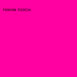 FF00A1 - Fashion Fuchsia color image preview