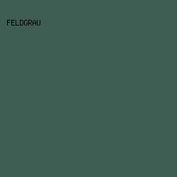 3F5E53 - Feldgrau color image preview