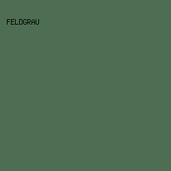 4E6E53 - Feldgrau color image preview