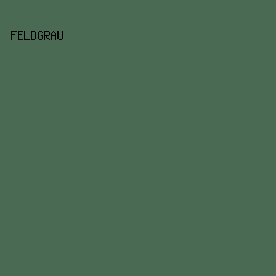 4b6a53 - Feldgrau color image preview