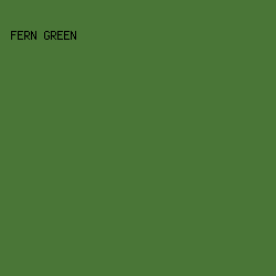 4a7637 - Fern Green color image preview