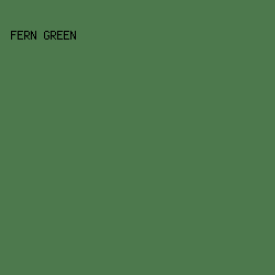 4d794d - Fern Green color image preview
