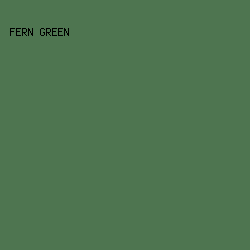 4e7550 - Fern Green color image preview