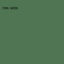 4f7552 - Fern Green color image preview