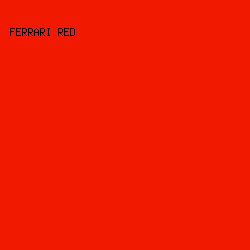 F11900 - Ferrari Red color image preview