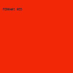 F12705 - Ferrari Red color image preview