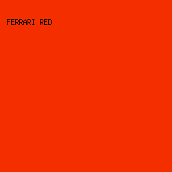 f52e00 - Ferrari Red color image preview
