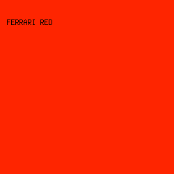 fe2500 - Ferrari Red color image preview