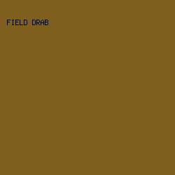 7f5f1e - Field Drab color image preview