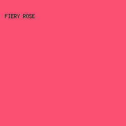 F94F72 - Fiery Rose color image preview