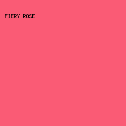 FA5B75 - Fiery Rose color image preview