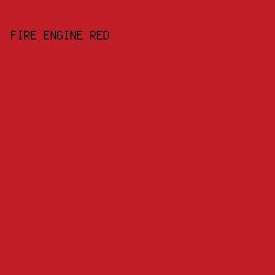 C11D27 - Fire Engine Red color image preview