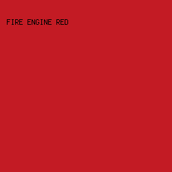 C31B24 - Fire Engine Red color image preview