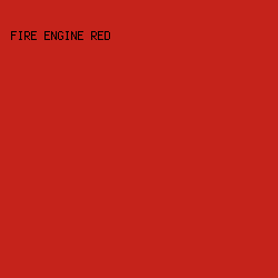 C5231B - Fire Engine Red color image preview