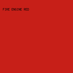 C71F18 - Fire Engine Red color image preview