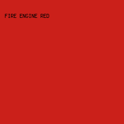 CB201A - Fire Engine Red color image preview