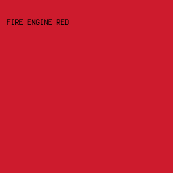 CD1B2D - Fire Engine Red color image preview