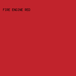 c1232c - Fire Engine Red color image preview
