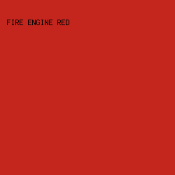 c4261d - Fire Engine Red color image preview