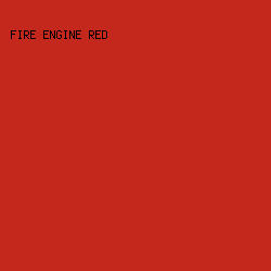 c4281d - Fire Engine Red color image preview