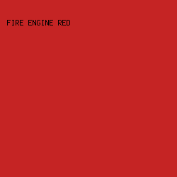 c52424 - Fire Engine Red color image preview