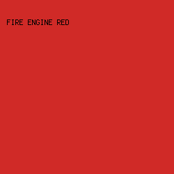 d02a27 - Fire Engine Red color image preview