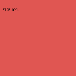 E05652 - Fire Opal color image preview