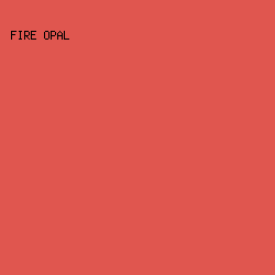 e0564f - Fire Opal color image preview