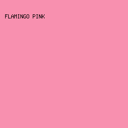 F890AF - Flamingo Pink color image preview