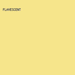 F6E58B - Flavescent color image preview