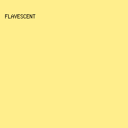 FFEE8C - Flavescent color image preview