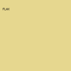 E6D78F - Flax color image preview