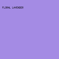 A48BE4 - Floral Lavender color image preview