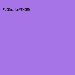 A674E7 - Floral Lavender color image preview