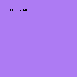 AD7BF3 - Floral Lavender color image preview