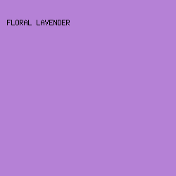 B581D6 - Floral Lavender color image preview