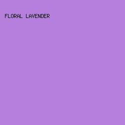 B77FDD - Floral Lavender color image preview