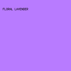 B87BFF - Floral Lavender color image preview
