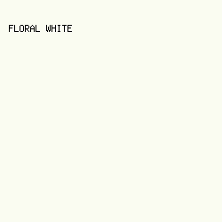 fafcf1 - Floral White color image preview