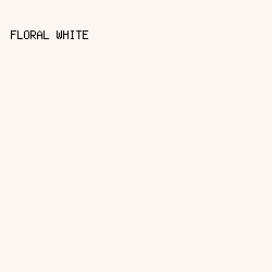 fcf7f3 - Floral White color image preview