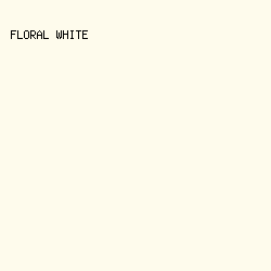 fefbec - Floral White color image preview