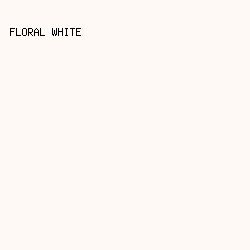 fff9f5 - Floral White color image preview