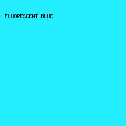 21EEFF - Fluorescent Blue color image preview