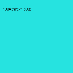 26E3E0 - Fluorescent Blue color image preview