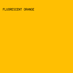 FFBF02 - Fluorescent Orange color image preview