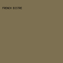 7D7051 - French Bistre color image preview