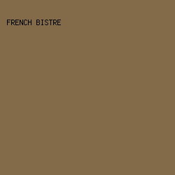 836B49 - French Bistre color image preview
