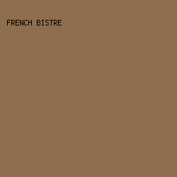 8E6E4C - French Bistre color image preview