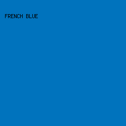 0073bd - French Blue color image preview